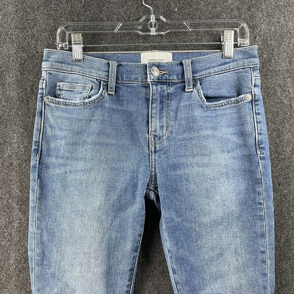 Current Elliot The Stiletto Jeans Women's 28 Blue Denim Skinny Destroyed Ankle - Picture 2 of 9